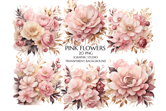 Download Pink Flowers PNG, Bouquets - Flowers png Collection
