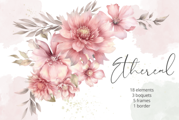 Download Watercolor Pink Flowers PNG Clipart - Flowers png Collection