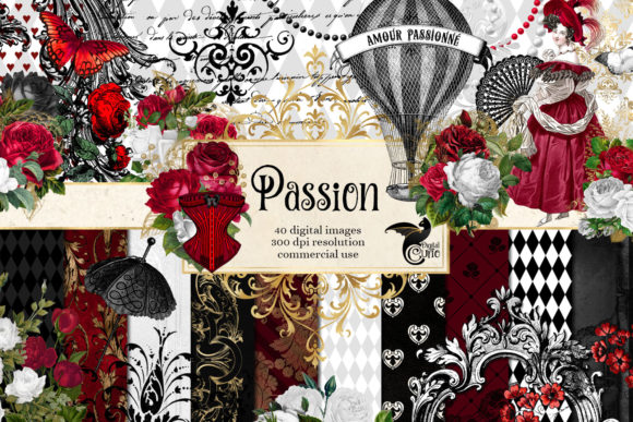 Download Passion Digital Scrapbook Kit - Digital scrapbook Collection