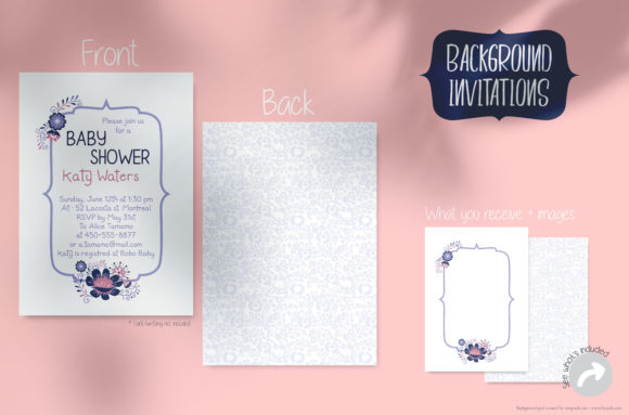 Download Boho Chic Floral | White Invitation Temp - Premium Bundle