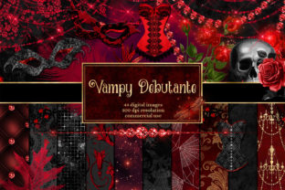 Download Vampy Debutante Digital Scrapbook Kit - Digital scrapbook Collection